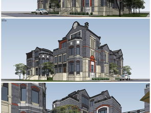典藏歲月 精品民國風(fēng)格住宅別墅SU模型設(shè)計(jì)解析